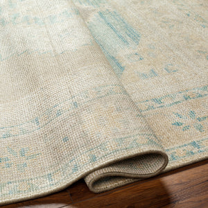 Anadolu AAU-2303 9' x 12' Handmade Rug AAU2303-912  Beige, Seafoam, Light Sage, Cream Surya