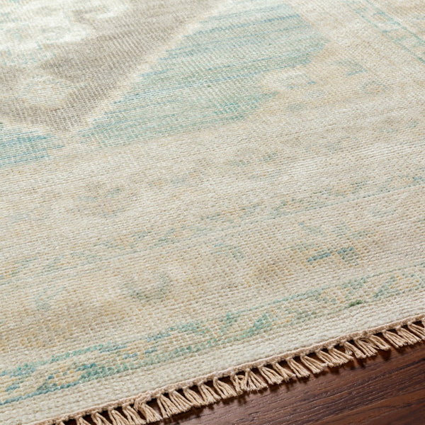 Surya Anadolu Handmade Rug 2' X 3' – Exquisite Wool & Viscose Design, Perfect For Traditional Spaces! Beige Wool,Viscose Aau2303-23