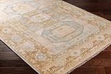 Anadolu AAU-2304 9' x 12' Handmade Rug AAU2304-912  Ice Blue, Dusty Pink, Light Beige, Mustard, Pale Pink, Cream Surya