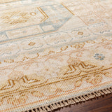 Anadolu AAU-2304 9' x 12' Handmade Rug AAU2304-912  Ice Blue, Dusty Pink, Light Beige, Mustard, Pale Pink, Cream Surya