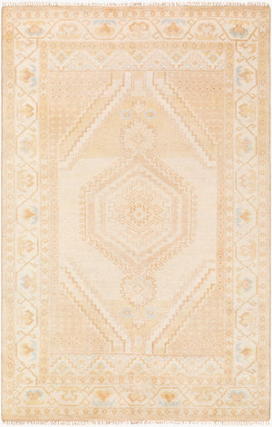 Surya Anadolu Handmade Rug 2' X 3' – Exquisite Wool & Viscose Design, Perfect For Traditional Spaces! Beige Wool,Viscose Aau2305-23