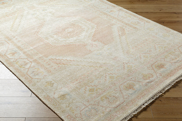 Surya Anadolu Handmade Rug 2' X 3' – Exquisite Wool & Viscose Design, Perfect For Traditional Spaces! Beige Wool,Viscose Aau2305-23