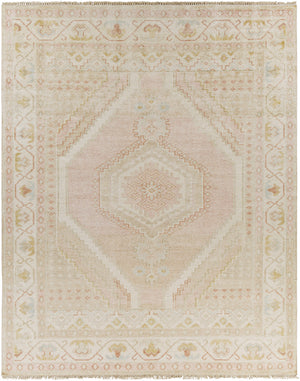 Anadolu AAU-2305 8' x 10' Handmade Rug AAU2305-810  Beige, Dusty Pink, Tan, Rose, Mustard, Cream Surya