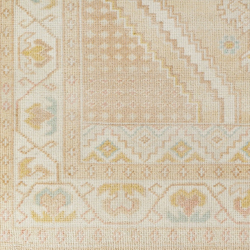 Surya Anadolu Handmade Rug 2' X 3' – Exquisite Wool & Viscose Design, Perfect For Traditional Spaces! Beige Wool,Viscose Aau2305-23
