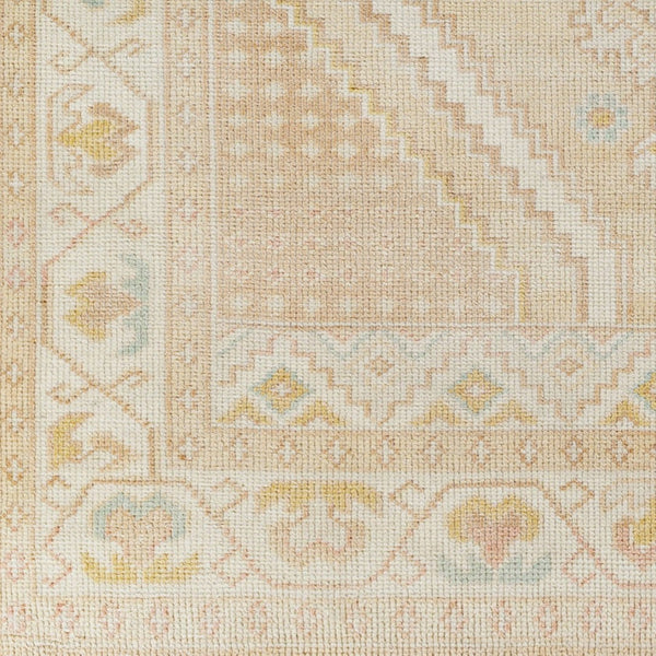 Surya Anadolu Handmade Rug 2' X 3' – Exquisite Wool & Viscose Design, Perfect For Traditional Spaces! Beige Wool,Viscose Aau2305-23