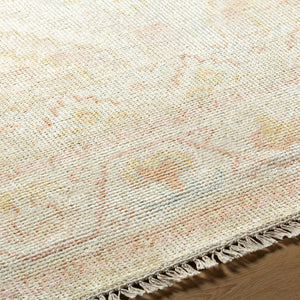 Anadolu AAU-2305 9' x 12' Handmade Rug AAU2305-912  Beige, Dusty Pink, Tan, Rose, Mustard, Cream Surya