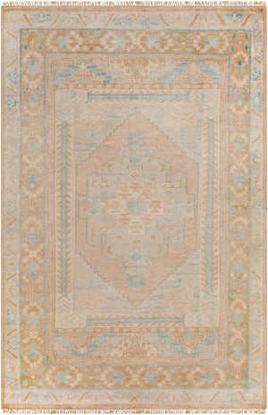 Anadolu AAU-2306 9' x 12' Handmade Rug AAU2306-912  Seafoam, Beige, Pale Blue, Light Blue Surya