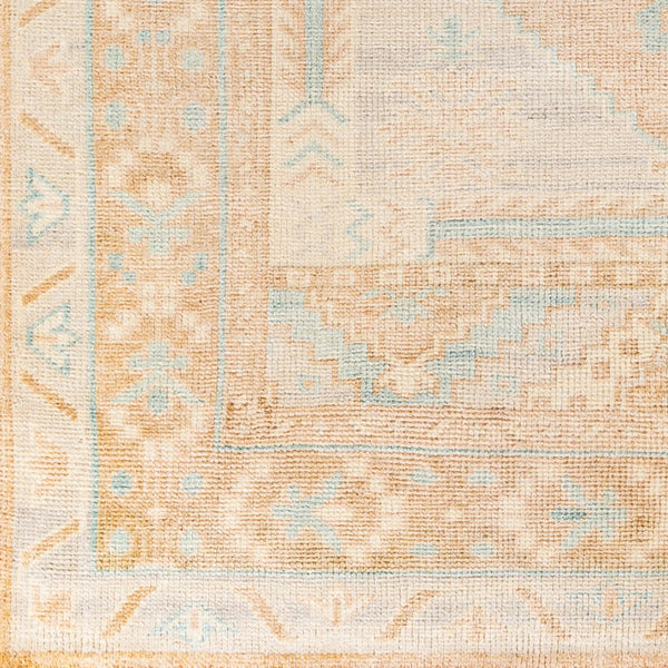 Surya Anadolu Handmade Rug 2' X 3' – Exquisite Wool & Viscose Design, Perfect For Traditional Spaces! Seafoam Wool,Viscose Aau2306-23