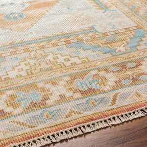 Anadolu AAU-2306 9' x 12' Handmade Rug AAU2306-912  Seafoam, Beige, Pale Blue, Light Blue Surya