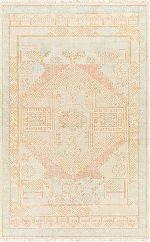 Surya Anadolu Handmade Rug 2' X 3' – Exquisite Wool & Viscose Design, Perfect For Traditional Spaces! Blue Wool,Viscose Aau2307-23