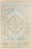 Anadolu AAU-2309 4' x 6' Handmade Rug AAU2309-46  Seafoam, Beige, Rose, Tan Surya