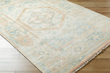 Anadolu AAU-2309 4' x 6' Handmade Rug AAU2309-46  Seafoam, Beige, Rose, Tan Surya