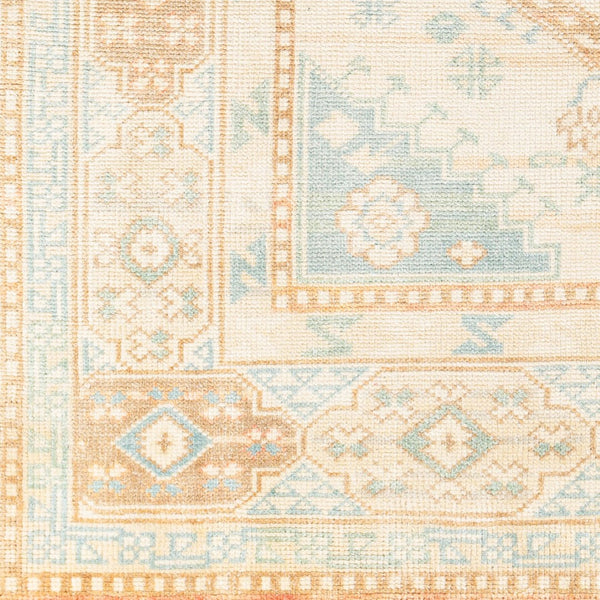 Surya Anadolu Handmade Rug 2' X 3' – Exquisite Wool & Viscose Design, Perfect For Traditional Spaces! Seafoam Wool,Viscose Aau2309-23
