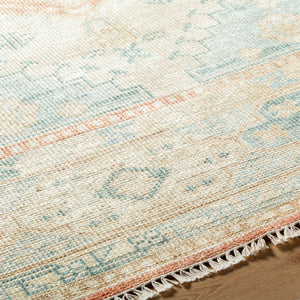 Surya Anadolu Handmade Rug 2' X 3' – Exquisite Wool & Viscose Design, Perfect For Traditional Spaces! Seafoam Wool,Viscose Aau2309-23