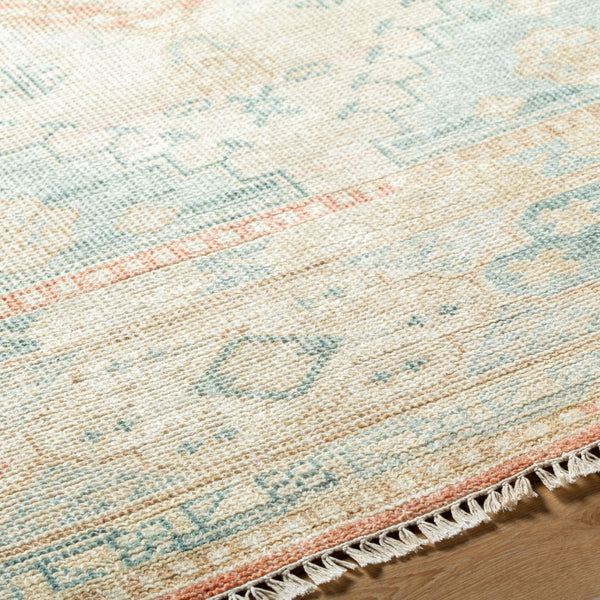 Surya Anadolu Handmade Rug 2' X 3' – Exquisite Wool & Viscose Design, Perfect For Traditional Spaces! Seafoam Wool,Viscose Aau2309-23