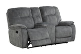 Parker House Parker Living Cooper - Shadow Grey Reclining Console Loveseat Shadow Grey 100% Polyester (S) MCOO#822C-SGR