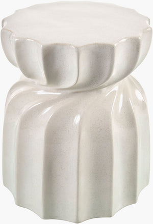 Livabliss Alexia Glazed Ceramic Garden Stool Bohemian Accent Table or Seat for Patio Decor AAX002-181313