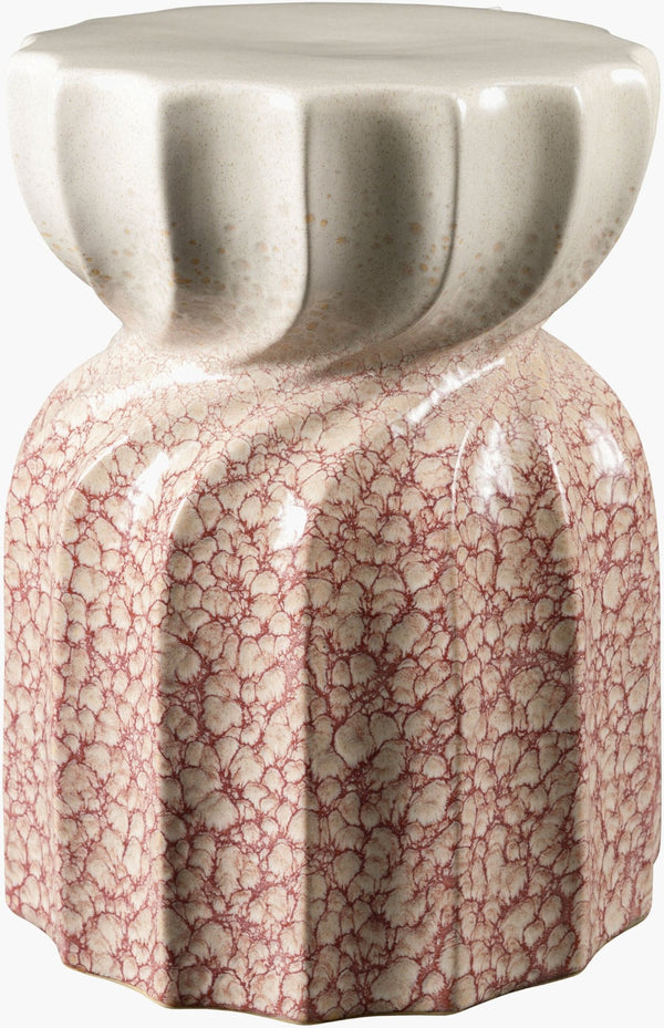 Livabliss Alexia Ceramic Garden Stool Hand-painted Bohemian Accent for Patio or Living Room AAX003-181313