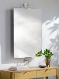 Anastasya AAY-003 48"H x 29"W x 4"D Accent Mirror AAY003-4829  Frame: Metallic - Silver Surya