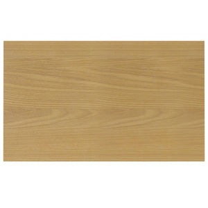 English Elm Wilson Handcrafted Rectangular Dining Table with Solid Veneer Top, Sturdy Legs, Lacquer Finish, Seats 6 Oak B136P203501