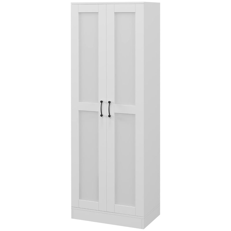 English Elm Foyer Beadboard Floor Cabinet with Drawers White Farmhouse Storage for Entryway Bath T3971P469770