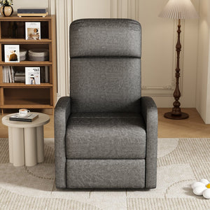 English Elm Christopher Knight Home® - Modern Recliner Plush Manual Recliner Chair with Ergonomic Support, 3-Position Backrest, Durable Fabric Comfort Grey N763P256491D