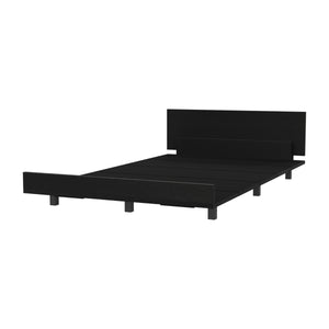 English Elm Portoalegre Twin Bed Base with Headboard in Black, 441 LB Capacity, 13.7" Headboard, Modern Classic стиль B128S00108