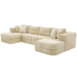 English Elm Swivel Barrel Accent Chair Chenille Tufted Round Club Seat for Living Room Lounge Coffee N719S002360S
