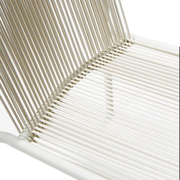 English Elm Christopher Knight Home® - Burgess Weather-Resistant Outdoor Stacking Dining Chair Set of 2 — UV-Proof PE Rattan with Iron Frame White 23.75 L x 20.9 W x 19.5 H N776P234186W