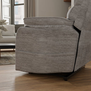 English Elm Plush Lucie Dove Power Lift Chair with Ultra-Plush Upholstery, USB Port, Dual Pockets, Quiet Lift Recliner B339P409523