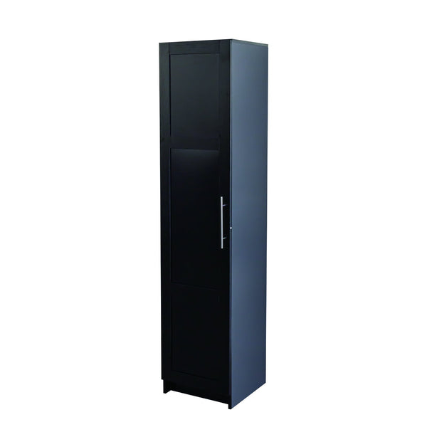 English Elm Stackable Wall Cabinet 70.87" High White – Slim 15.75" D x 15.75" W Modular Storage with Shelves W331P187587