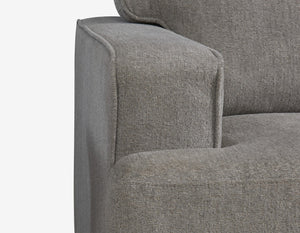 English Elm Wallace & Bay - Gray Accent Chair - Stylish Contemporary Fabric Seating For Living Rooms, Bedrooms & Reading Nooks B361P384445-GIGA