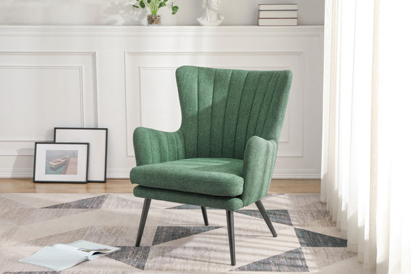 OSP Home Furnishings Jenson Chair Green