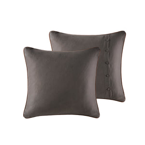 JLA Home Woolrich - Oversized Southwestern Comforter Set with Overfilled Plush Warmth, Reversible Brown Backing & Bedskirt (Queen) WR10-2180