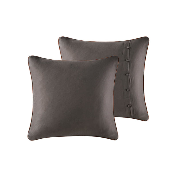 JLA Home Woolrich - Oversized Southwestern Comforter Set with Overfilled Plush Warmth, Reversible Brown Backing & Bedskirt (Queen) WR10-2180