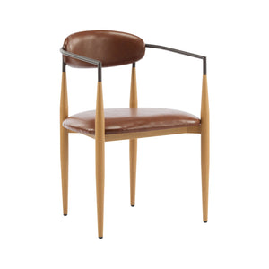 English Elm Christopher Knight Home® - Dining Arm Chairs Set Of 2 - Modern Upholstered Design With Durable Iron Frame For Comfort & Style N771P232981V