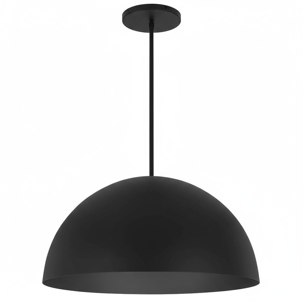 English Elm 24 Inch Matte Black Led Pendant with Etched Glass Diffuser for Dining or Kitchen B370P399378