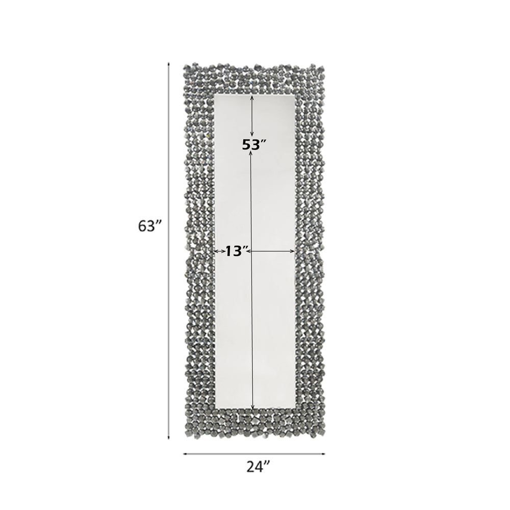 English Elm Kachina Jeweled Beveled Wall Mirror Tall Glamour Accent for Entryway or Bedroom B2726P446698