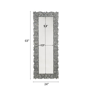 English Elm Kachina Jeweled Beveled Wall Mirror Tall Glamour Accent for Entryway or Bedroom B2726P446698