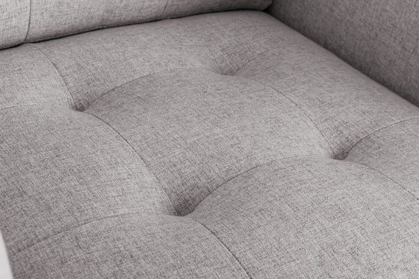 English Elm Vittoria Tufted Linen Accent Chair with Pocket Coil Support and Built-in Side Storage B2749P413355