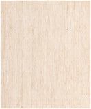 Unique Loom Braided Jute Trellis Hand Braided Solid Rug Ivory,  8' 0" x 10' 0"