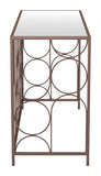 Convale Console Table Bronze 109836 Zuo Modern