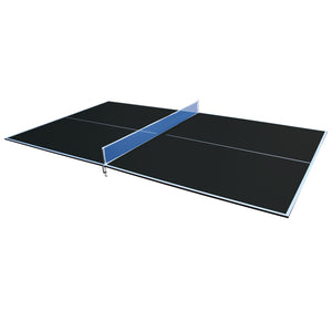 English Elm 9ft Foldable Ping Pong Conversion Top Mdf Playing Surface for Game Room Fun Black W1408P442642