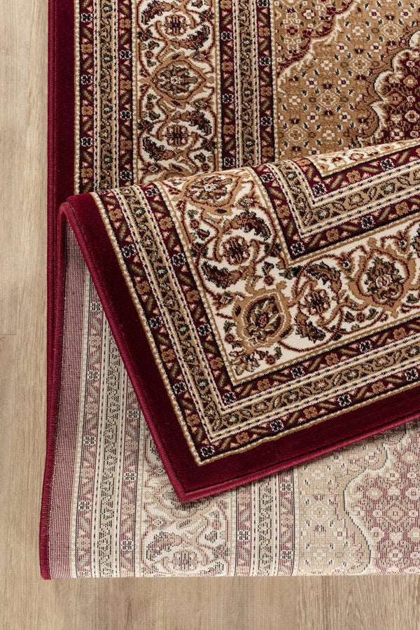 English Elm Manchester Red Area Rug 5'3" X 7'3" - Durable, Stylish, Pet-Friendly Design For High-Traffic Areas B186P316789