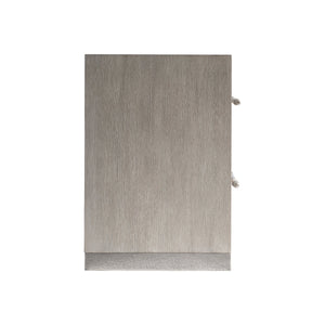 Bernhardt Bernhardt Alta Nightstand With Bluff Quartered Oak, Leather-Wrapped Pulls, Usb Charging, Soft-Close Drawers 321232