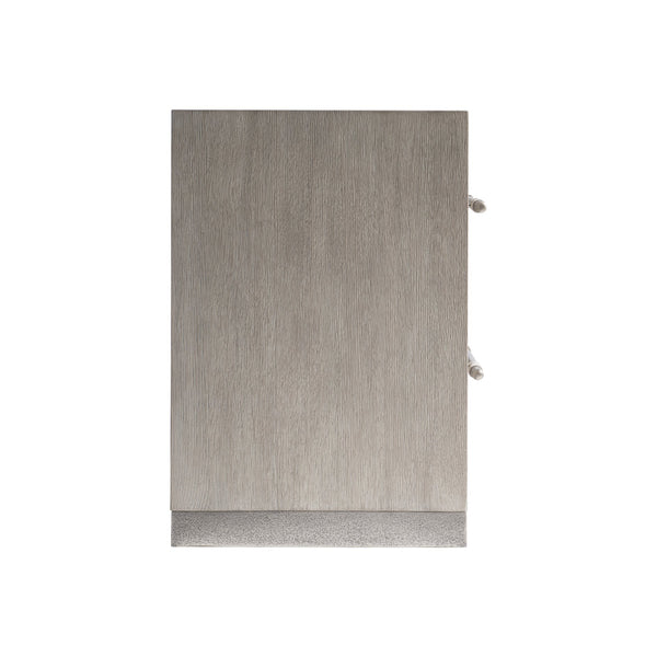 Bernhardt Bernhardt Alta Nightstand With Bluff Quartered Oak, Leather-Wrapped Pulls, Usb Charging, Soft-Close Drawers 321232