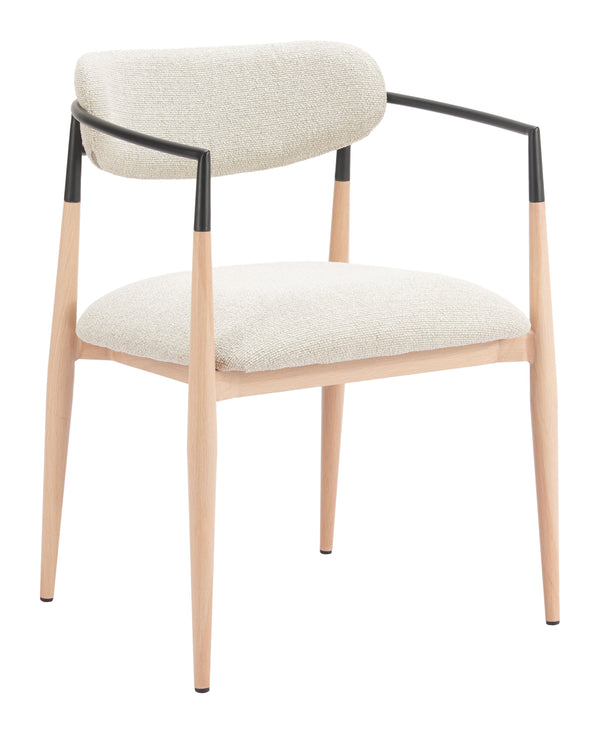 Zuo Modern Equinox Armless Dining Chair Set Of 2 - Stylish Modern Design For Elegant Hospitality Spaces Gray 100% Polyester,Steel 110853-zuo-modern