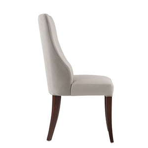 English Elm Connie Elegant Vegan Leather & Velvet Dining Chairs Set Of 2 - Modern Comfort For Any Space B365P397835