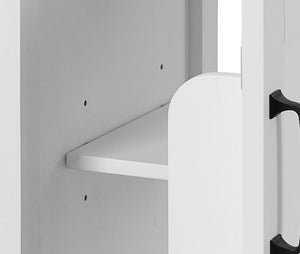 English Elm 20" Modern Bathroom Vanity with Ceramic Sink, Soft-Close Door, U-Shaped Adjustable Shelf & Door Storage Rack for Small Spaces N729P299364K