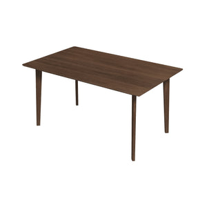 English Elm Carlos Solid Wood 5 Piece Dining Set with Tapered Legs Mid-century Modern Style B183S00183